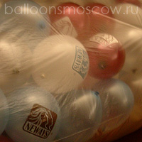 Воздушные шары с напечатью логотипа